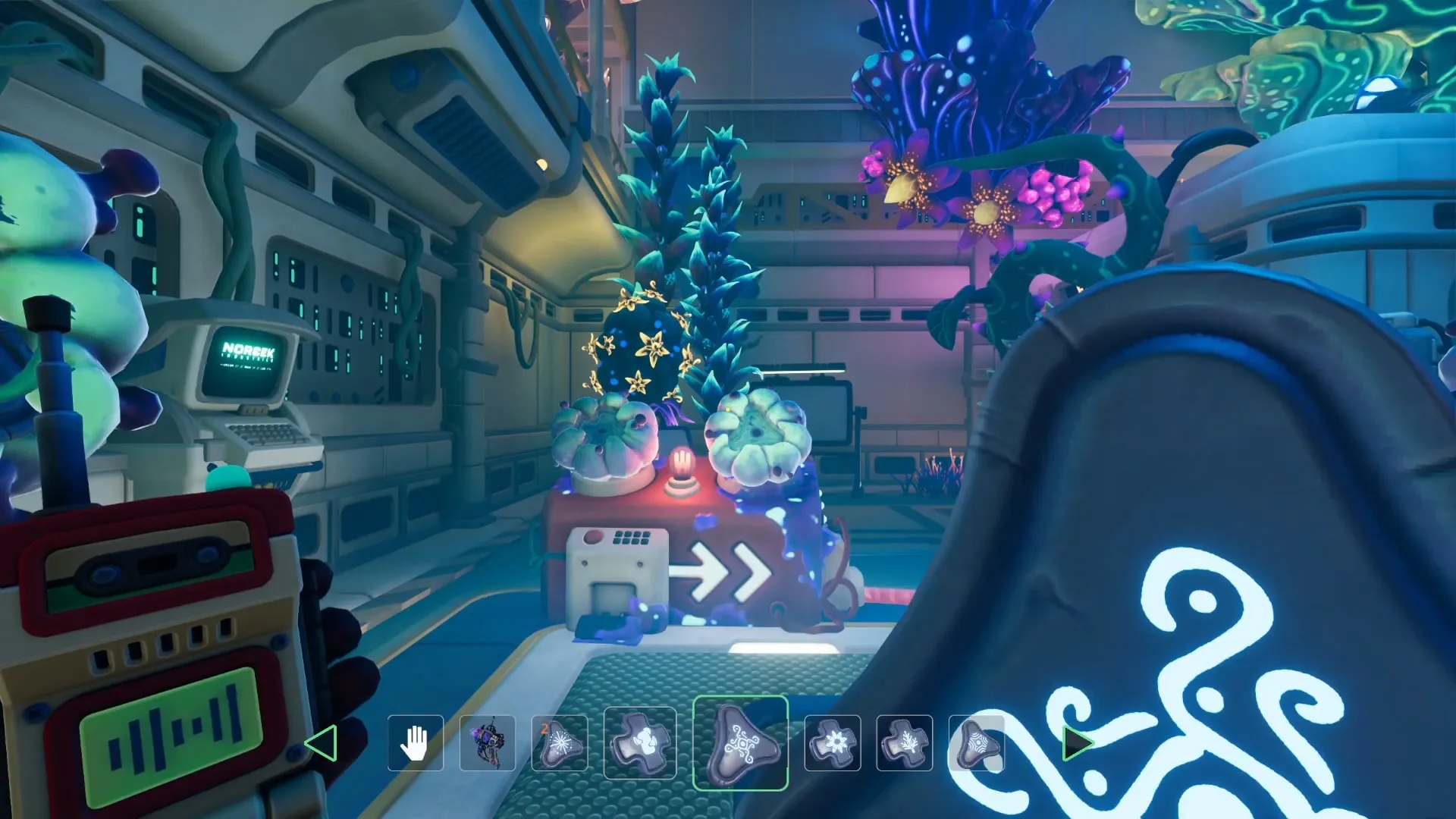 We Were Here Tomorrow two rune computers in Farpoint Outpost